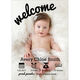 Pink Welcome Photo Birth Announcements Image 3 of 5